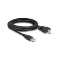 DeLOCK 87215 USB Kabel 3 m USB 2.0 USB A USB B Schwarz