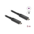 Delock AOC USB Kabel 8K USB Type-C - USB Type-C, 5 m