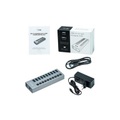 USB 3.0 Charging HUB 10 port + Power Adapter 48 W, USB-Hub