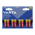 LONGLIFE Max Power Mignon (AA) Alkaline Batterie - 8 Stück