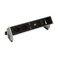 Bachmann Tischsteckdosenleiste DESK 2, 2x T13, 1x USB A/C, 1x Leer