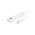 Steffen Steckdosenleiste IQ 3 x T13 USB A C Weiss m Kabel