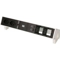 Bachmann Tischsteckdosenleiste DESK 2, 2x T13, 1x USB A/C, 2x Custom