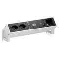 Bachmann Tischsteckdosenleiste DESK2 2xT13 1xUSB C/C 65W 1xCM weiss