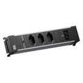 Bachmann Einbausteckerleiste POWER FRAME M 3xT13 1xUSB C/C 45W 0.2m
