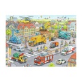 RAVENSBURGER Puzzle 100 Teile Fahrzeuge in der Stadt