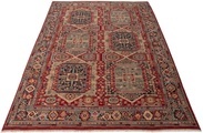 THEKO Wollteppich »Saharna 7275«, rechteckig, 10 mm Höhe, reine Wolle, Orient-Optik, mit Fransen, Wohnzimmer