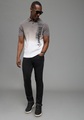DELMAO Poloshirt kurzärmelig, lässiges Batikmuster, Polokragen