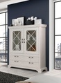 FORTE Highboard, Breite 123 cm inkl. Beleuchtung