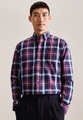 seidensticker Flanellhemd »Regular«, Regular Langarm Button-Down-Kragen Karo