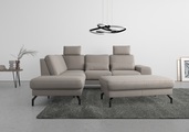 sit&more Ecksofa »Cinturo«, inklusive Sitztiefenverstellung und Federkern