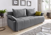 COLLECTION AB, COLLECTION AB Schlafsofa, mit Federkern, Bettfunktion und Bettkasten, inklusive 2 Rücken- und 1 Zierkissen, frei im Raum stellbar