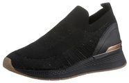 Tamaris Slip-On Sneaker, mit feinem Metallic-Garn