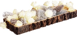 Home affaire Holztablett, LED-Rose
