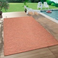 Paco Home Teppich »Sonset«, rechteckig, 5 mm Höhe, Flachgewebe, In- und Outddor geeignet, Wohnzimmer