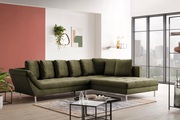 exxpo - sofa fashion Ecksofa, In hochwertiger Verarbeitung, inklusive Rückenkissen