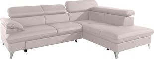 COTTA Ecksofa »Caluso«, inklusive Kopfteilverstellung, wahlweise mit Bettfunktion