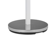 relaxdays Garderobenständer mit Ablage 112 x 47 x 30 cm, Weiss/Silber