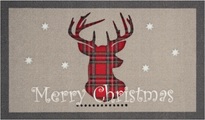 Fussmatte, »Christmas Reindeer«, HANSE Home, rechteckig, Höhe 7 mm, gedruckt