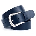 Anthoni Crown Denim-Gürtel mit matter Schliesse in ´´Altsilber´´