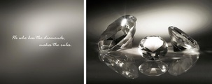 Leinwandbild »Diamonds« (Set)