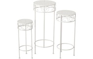 Boltze - Pflanzenständer Lilli 3er Set, Weiss