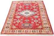 morgenland Wollteppich »Kazak Teppich handgeknüpft rot«, rechteckig, 6 mm Höhe