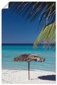 Artland, Artland Wandbild »Sonnenschirm am Strand«