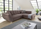 Jockenhöfer Gruppe, Jockenhöfer Gruppe Ecksofa, mit grossem Stauraum, Gästebett- und Relaxfunktion, Nosagfederung