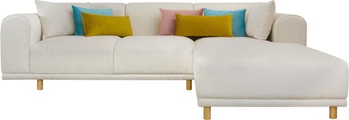andas Ecksofa »Maroon«, in skandinavischem Design, mit losen Kissen