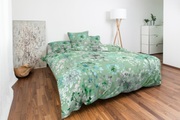 Bettwäsche mit Blumenmuster in Aquarelltechnik