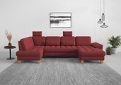 sit&more Wohnlandschaft, wahlweise mit Bettfunktion, Bettkasten, Sitztiefenverstellung