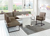 exxpo - sofa fashion Eckbank »Affogato«, Frei im Raum stellbar