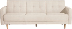 Max Winzer® 3-Sitzer »Jesper«, Schlafsofa mit Knopfheftung im Rücken, inklusive Bettkasten