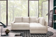 exxpo - sofa fashion Ecksofa »Chester, Boxspring Federkern-Polsterung für super Sitzkomfort, bequem«, (2 St.), L-Form, schmale Armlehnen, Bettfunktion u. Bettkasten