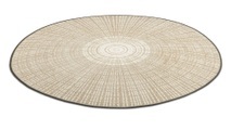 wash+dry by Kleen-Tex Teppich »Cascara beige«, rund, 7 mm Höhe