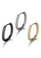 Firetti Creolen-Set »Oval«, (Set, 3 tlg.)