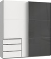 Fresh To Go Schwebetürenschrank »Laval«, inkl. zusätzlichen Einlegeböden, Schubkasteneinsatz und Selbsteinzug