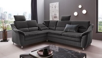 Places of Style Ecksofa »Cardoso«, Federkern, wahlweise mit Bett, Schubkasten, teilweise Relaxfunktion