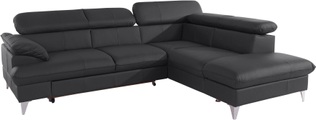 COTTA Ecksofa »Caluso«, inklusive Kopfteilverstellung, wahlweise mit Bettfunktion