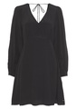 Tommy Hilfiger Blusenkleid »FLUID SOLID SHORT V-NECK DRESS«, mit V-Ausschnitt vorne und hinten