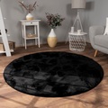 Paco Home Teppich »Soft 380«, rund, 22 mm Höhe, Kuschelteppich - besonders weich, Uni-Farben, ideal im Wohnzimmer & Schlafzimmer