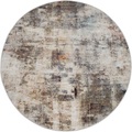 PACO HOME, Paco Home Teppich »Artigo 445«, rund, 2 mm Höhe, Kurzflor, modernes abstraktes Design, ideal im Wohnzimmer & Schlafzimmer