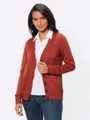 Casual Looks Strickjacke in »fully fashioned«-Verarbeitung