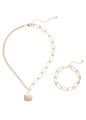 LASCANA Ketten und Armband Set, Gliederhalskette und -armband im Set