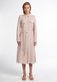 ETERNA LANGARM BLUSENKLEID MODERN CLASSIC TENCEL TAUPE UNIFARBEN
