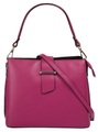 Cluty Henkeltasche, echt Leder, Made in Italy