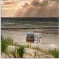 Artland Glasbild »Schwarzer Busch Strand auf Insel Poel«