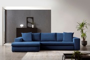 andas Ecksofa »SLEETLAND XXL in Samtvelours oder Vintage-Leder-Optik«, besonders gross und bequem