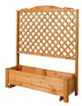 PROMADINO Holzspalier »Romantica«, mit Pflanzkasten, BxTxH: 120x38x140 cm